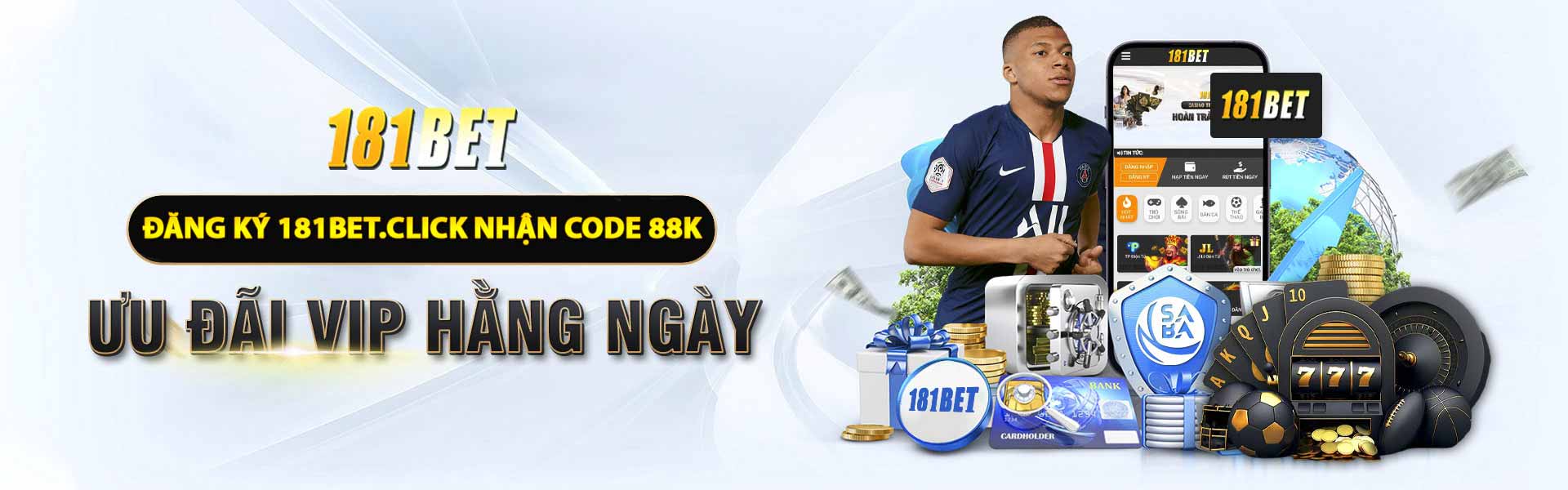 181BET tặng CODE 88K khi đăng ký